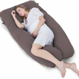 2nd Generation Maternity Pillow Microfibre Solid Pregnancy Pillow Pack of 1-image-17
