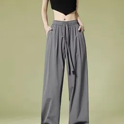 StyleCast Women Loose Fit Mid-Rise Trousers-picture-22