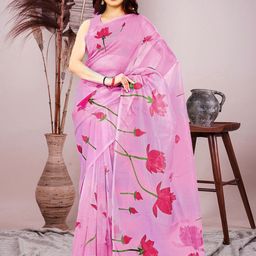 BAESD Floral Printed Saree-image-39