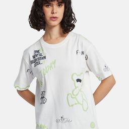 METTLE Women Printed T-shirt-image-77