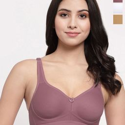 College Girl Women Pack of 3 Full Coverage Lightly Padded and Non-Wired Bra-picture-58