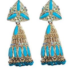 La Belleza Contemporary Jhumkas Earrings-image-29