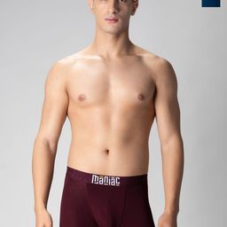 Maniac Men Pack Of 2 Mid Rise Anti Bacterial Trunks MN25-2PCK-MODAL-TRUNKS-BRGD_PTRL-S-picture-36