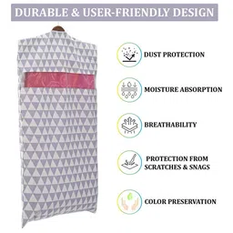 Kuber Industries Grey Set of 4 Regular Multi-Utility Organisers image 4