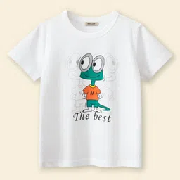 INCLUD Boys Printed Round Neck Cotton T-shirt-image-82