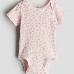 H&M Printed Envelope-Neck Bodysuit-25