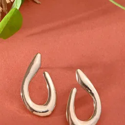 ToniQ Gold-Plated Contemporary Drop Earrings-image-73