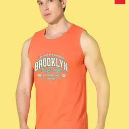 WOOSTRO Pack Of 2 Printed Combed Cotton GymInnerwear VWS26(BKLN ORANGE)(MORE RED)-image-86