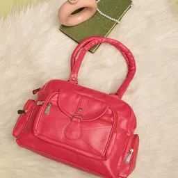 Springberry Women Solid Structured Handheld Bag-12