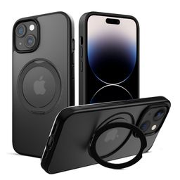 DailyObjects Solid Halo 2.0 MagSafe iPhone 14 Plus Back Case With Rotatable Stand-46