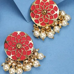 Anouk Circular Drop Earrings-7