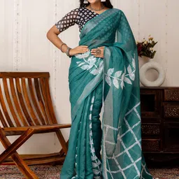 Mitera Ethnic Motifs Printed Saree-image-51