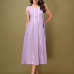 PURVAJA Fit & Flare Midi Dress-picture-43