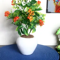 FOLIYAJ Green 1 Pieces Artificial Plant With Pot-3
