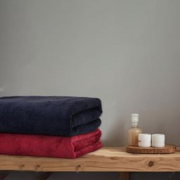 Homerz Unisex Black & Maroon GSM 400 Hand Towels Pack Of 4-53