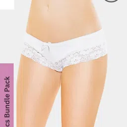 MYZA Women White Nylon Mid-Rise Hipster Briefs-picture-20