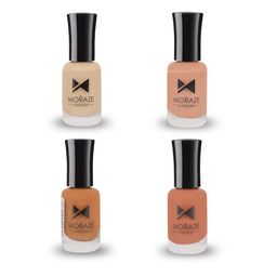 Moraze Women Nude Glossy Nail Polish Pack of 4-3