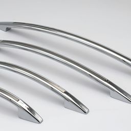 Rab Silver Toned Glossy Finish Door Handles-31