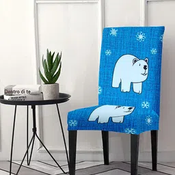 Cortina Set Of 4 Blue Printed Chair Covers-image-43