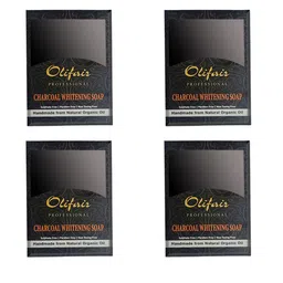 Olifair Set Of 4 Charcoal Whitening Soap With Vitamin B3 - 120 g Each-61
