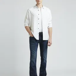 Pepe Jeans Men Spread Collar Conversational Printed Cotton Casual Shirt-picture-23