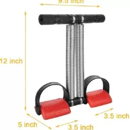 spegi Double Spring Red Tummy Trimmer, Ab Exerciser - Multipurpose Fitness Equipment Ab Exerciser image 3
