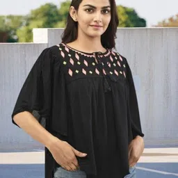 OOTPTAANG Women Embroidered Kaftan Top-image-70