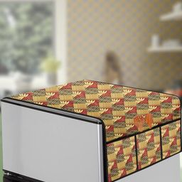 The Furnishing Tree Yellow Plastic Refrigerator Cover-image-84