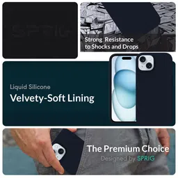 SPRIG Solid Printed iPhone 15 Plus Bumper Case Mobile Accessories image 4