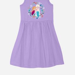 yk disney YK Kids-Girls Disney Print Fit & Flare Dress-picture-41