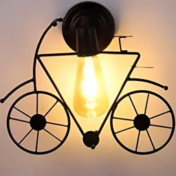 KINIS Black Quirky Abstract Shaped Wall Lamp-25
