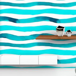 ArtzFolio Printed UV-Resistant Anti-Bacterial Purple Watercolor Stripes Peel & Stick Wallpaper-image-63
