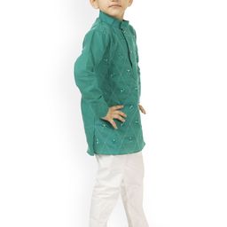 Cae Boys Embroidered Regular Kurta with Pyjamas image 2