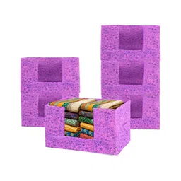 Aura Purple Set of 6 Regular Drawer Organiser Organisers-10