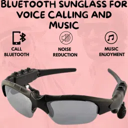 YAROH Bluetooth headset supported sunglass with mic for continuous dynamic MusicR186-image-87