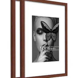 Art Street Brown Set of 2 Wood Document Wall Photo Frames for Certificates & Home Decor-17