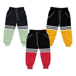 AMNOUR Infants Pack Of 3 Cotton Joggers-image-17