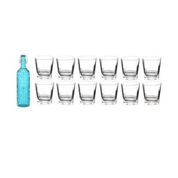 SOMIL Blue Glass Airtight Can Bottle-image-34