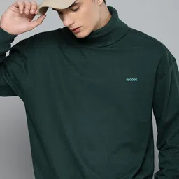 R.Code by The Roadster Life Co. Men Turtle Neck Pullover Cotton Sweatshirt-picture-10
