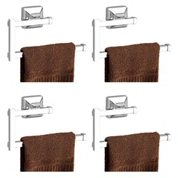 Plantex Silver-Toned 4 Stainless Steel Towel Holder-image-68