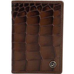 Da Milano Men Ethnic Motifs Textured Leather Card Holder-image-99