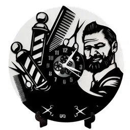 INTERNATIONAL GIFT Black & White Textured Analogue Contemporary Wall Clock-image-30