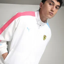 PUMA Motorsport Men Sporty Jacket with Patchwork-33