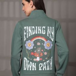 Juelle Women Graphic Printed Front-Open Sweatshirt-image-98