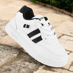 Lil Lollipop Kids Striped Lace-Ups Sneakers Casual Shoes-54