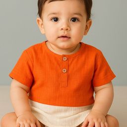EARTHY TWEENS Boys Colourblocked Cotton Shirt-image-27