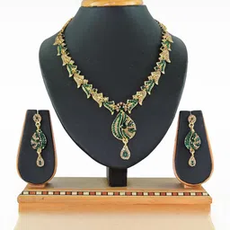 VATSALYA creation Women Necklace and Earrings Set-25