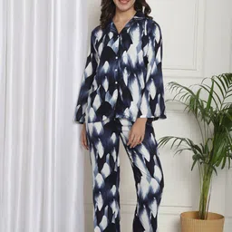 Boston Club Women Printed Night suit-image-20