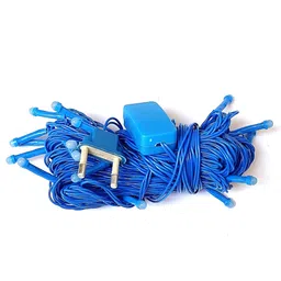 ENORMITY Set Of 4 Blue Rice Shape String Lights image 3