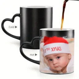 Sparkle Magic Cup Heart Handle photo & Text Printed For Gift Ceramic Coffee Mug-image-18
